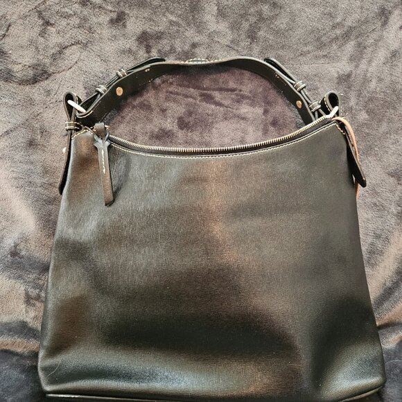 Dooney & Bourke - Black Hobo Shoulder Bag - Pre-owned - Picture 3 of 15